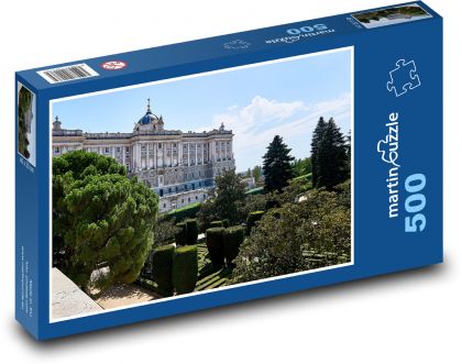 Španielsko - Madrid, palác - Puzzle 500 dielikov, rozmer 46x30 cm 