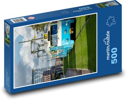 Tram - Golthenburg, Sweden - Puzzle of 500 pieces, size 46x30 cm 