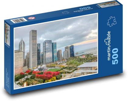 Chicago - mrakodrapy - puzzle 500 dílků