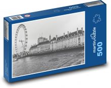 Londýnske oko - obrie koleso, Anglicko Puzzle 500 dielikov - 46 x 30 cm 