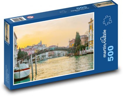 Bridge - River - Puzzle of 500 pieces, size 46x30 cm 