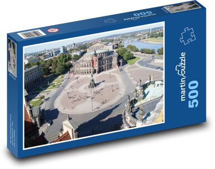 Dresden - Germany, theatre - Puzzle of 500 pieces, size 46x30 cm 