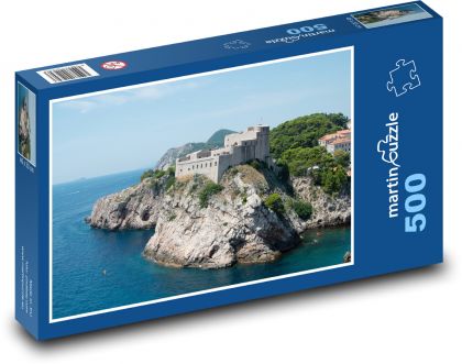 Dubrovnik - old town, Croatia - Puzzle of 500 pieces, size 46x30 cm 