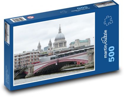Londýn - Temža, Anglicko - Puzzle 500 dielikov, rozmer 46x30 cm 