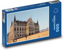 Parlament - Budapešť, Maďarsko Puzzle 500 dielikov - 46 x 30 cm 