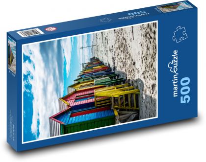 Muizenberg - Republika Południowej Afryki, plaża - Puzzle 500 elementów, rozmiar 46x30 cm