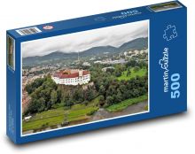 Děčín - zámek, Česká republika Puzzle 500 dílků - 46 x 30 cm