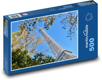 Eiffelova věž - Paříž, Francie - puzzle 500 dílků