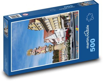 Madona - fontána - Puzzle 500 dielikov, rozmer 46x30 cm 