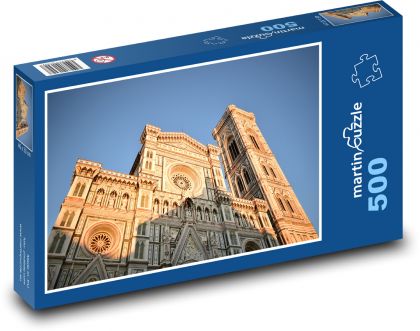 Church - Florence, Italy - Puzzle of 500 pieces, size 46x30 cm 