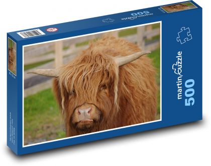 Kráva na farmě - puzzle 500 dílků