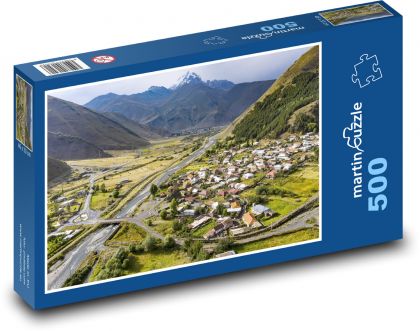 Vesnice v údolí - puzzle 500 dílků