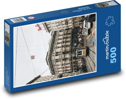 Ulice - tramvaj - puzzle 500 dílků