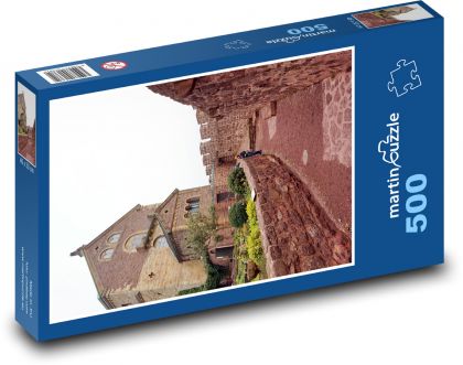 Německo - hrad - Puzzle 500 dílků, rozměr 46x30 cm