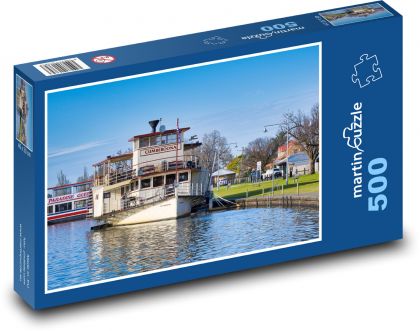 Jezero Mulwala - Austrálie  - Puzzle 500 dílků, rozměr 46x30 cm