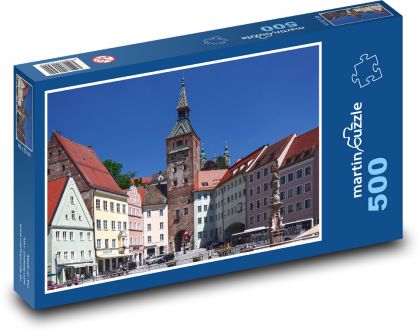 Věž - město - puzzle 500 dílků