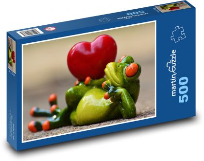 Srdce ke svatému Valentýnu - puzzle 500 dílků