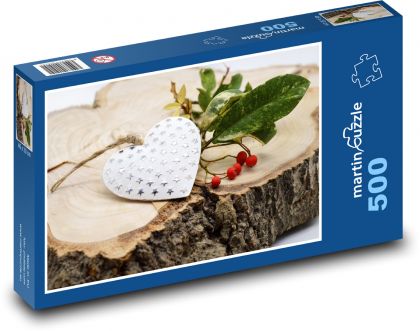 Valentýnské srdce - puzzle 500 dílků