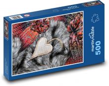 Srdce z lásky Puzzle 500 dílků - 46 x 30 cm