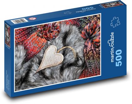 Srdce z lásky - puzzle 500 dílků