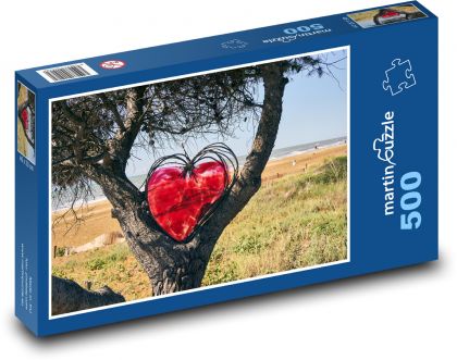 Srdcia na Valentína - Puzzle 500 dielikov, rozmer 46x30 cm 