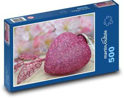 Srdcia na Valentína - Puzzle 500 dielikov, rozmer 46x30 cm 