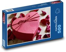 Dárkové srdce k Valentýnu Puzzle 500 - 46x30 cm