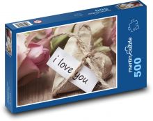 Ľúbim ťa - Valentín Puzzle 500 dielikov - 46 x 30 cm 