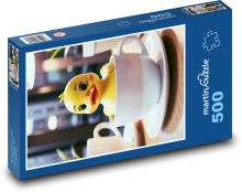 Gumová kachnička v hrnku Puzzle 500 dílků - 46 x 30 cm