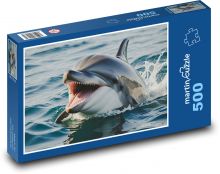 Laughing Dolphin Puzzle of 500 pieces - 46 x 30 cm 