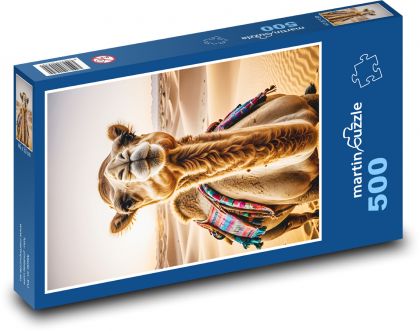 Kamel in der Wüste - Puzzle - 500 Teile