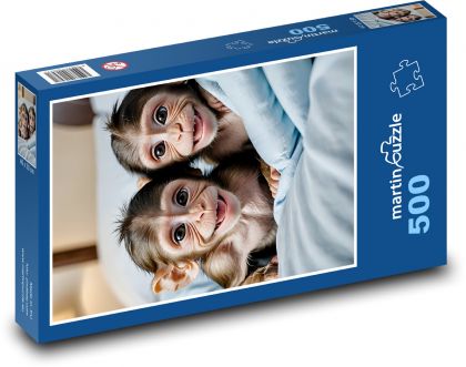 Glückliche Affen - Puzzle - 500 Teile
