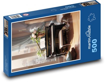 Grand piano - Puzzle of 500 pieces, size 46x30 cm 