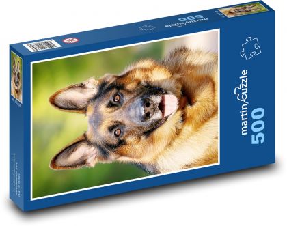 Pes - Nemecký ovčiak - Puzzle 500 dielikov, rozmer 46x30 cm 