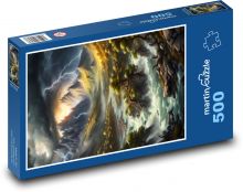 Mountain Landscape Puzzle of 500 pieces - 46 x 30 cm 