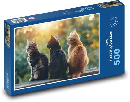 Katzen eines Freundes - Puzzle - 500 Teile