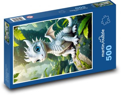 Weißer Drache - Puzzle - 500 Teile