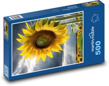 Žlutá slunečnice Puzzle 500 - 46x30 cm