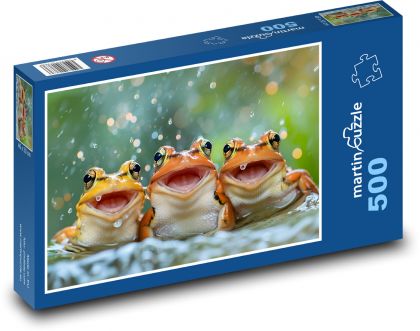 Kamarádky žáby - puzzle 500 dílků
