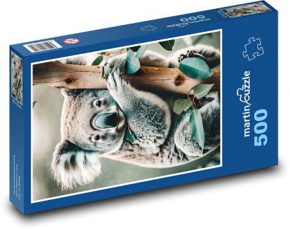 Koala na stromě - Puzzle 500 dílků, rozměr 46x30 cm