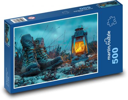Wanderschuhe - Puzzle - 500 Teile