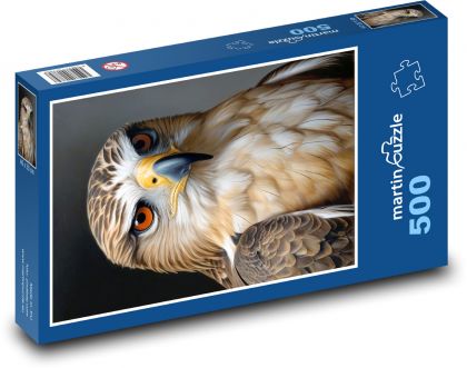 Vták - sokol - Puzzle 500 dielikov, rozmer 46x30 cm 