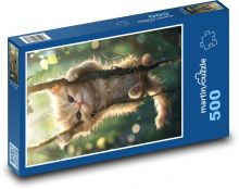 Mačka Puzzle 500 dielikov - 46 x 30 cm