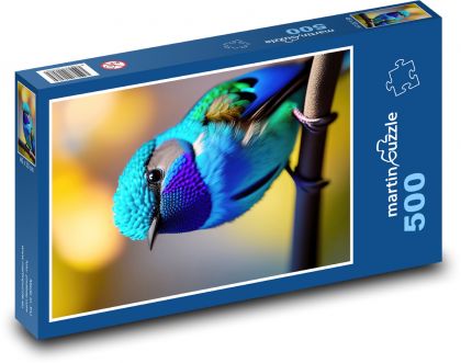 Blue Bird - Puzzle of 500 pieces, size 46x30 cm 