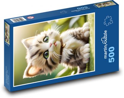 Mačiatko - Puzzle 500 dielikov, rozmer 46x30 cm 
