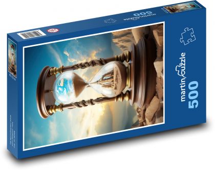 Hourglass - Puzzle of 500 pieces, size 46x30 cm 