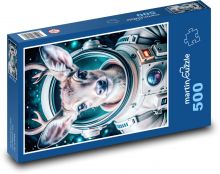 Jelen astronaut Puzzle 500 dílků - 46 x 30 cm