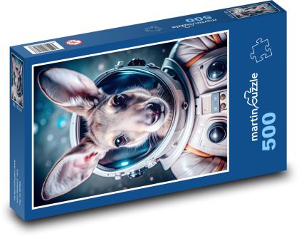 Klokan kozmonaut - Puzzle 500 dielikov, rozmer 46x30 cm 