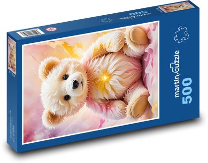 Hračka s medvedíkom - Puzzle 500 dielikov, rozmer 46x30 cm 