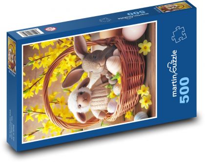 Easter Eggs - Puzzle of 500 pieces, size 46x30 cm 